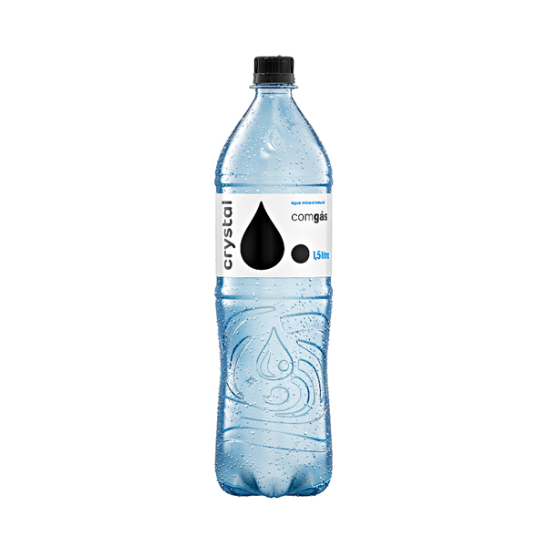 Agua com Gas Cristal 1,5 litros